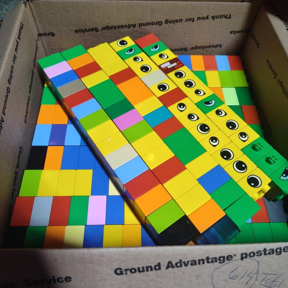 Lego duplo blocks 1 inch blocks